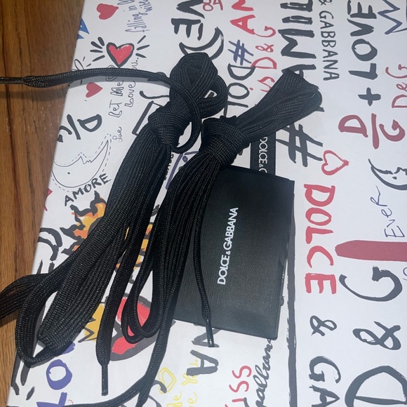 Dolce and Gabbana Men’s Portofino Two Tone Leather Sneakers - Picture 7 of 10